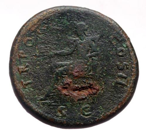 Romeinse Rijk. Trajan (98-117 n.Chr.). Sestertius (Zonder, Postzegels en Munten, Munten | Europa | Niet-Euromunten