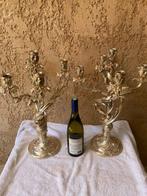 Christofle - Kandelaber Marly (2) - Bronze zilverkleurig