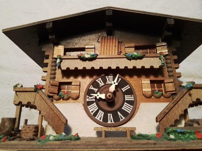 Klok - Hout - 1960-1970 - Zwitserse Koekoeksklok, Antiek en Kunst, Antiek | Klokken