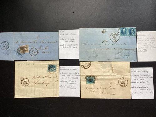 België  - 36 Oude brieven  Leopold I  met medaillons, Postzegels en Munten, Postzegels | Europa | België
