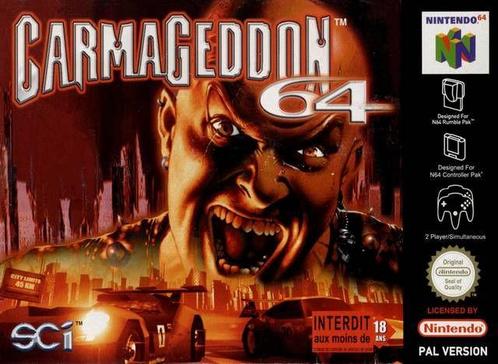 Carmageddon 64-Standaard (N64) Gebruikt, Games en Spelcomputers, Games | Nintendo 64, Ophalen of Verzenden