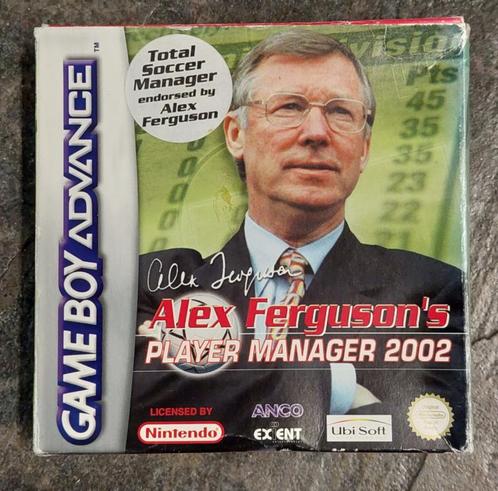 Alex Fergusons Player Manager 2002 (Gameboy Advance, Consoles de jeu & Jeux vidéo, Jeux | Nintendo Game Boy, Enlèvement ou Envoi