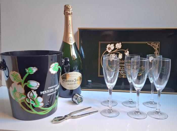 Perrier-Jouët - Champagne koeler (11) - Aluminium, Metaal,, Antiek en Kunst, Antiek | Meubels | Tafels