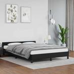 vidaXL Bedframe met hoofdeinde zonder matras 140x190 cm, Verzenden