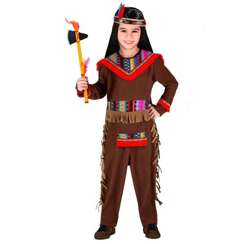 Indianen Kostuum Bruin Rood Jongen, Kinderen en Baby's, Carnavalskleding en Verkleedspullen, Nieuw, Verzenden