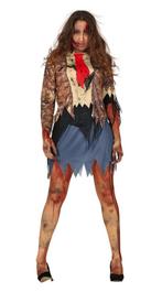 Zombie Halloween Kostuum Dames L, Nieuw, Verzenden