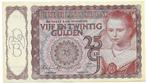 Nederland. 25 Gulden 1944 / Prinsesje II - UNC - (Zonder