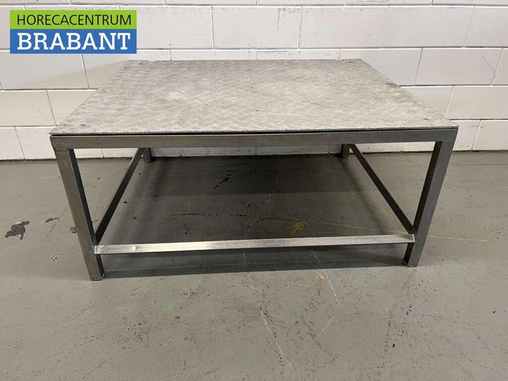 RVS Plateau tafel 120 x 100 x 56 Horeca, Zakelijke goederen, Horeca | Meubilair en Inrichting, Ophalen of Verzenden