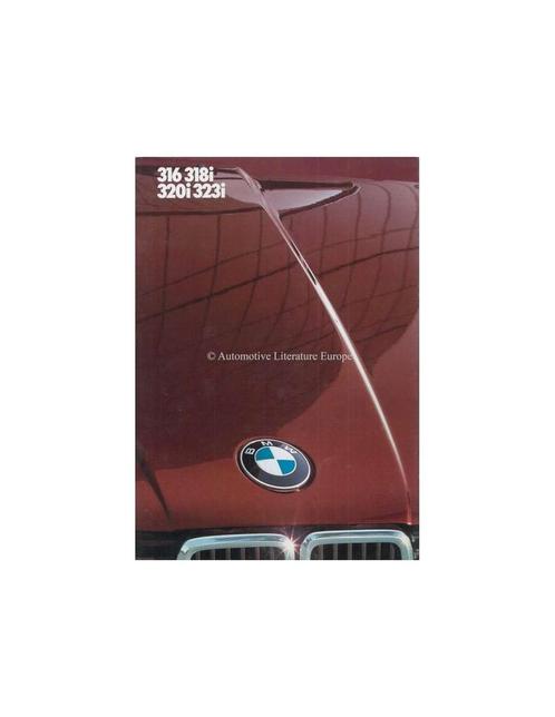 1984 BMW 3 SERIE SEDAN BROCHURE NEDERLANDS, Livres, Autos | Brochures & Magazines