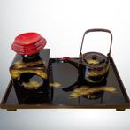 Vintage Japanse sake-set (Tosogu) - Chinkin Matsu