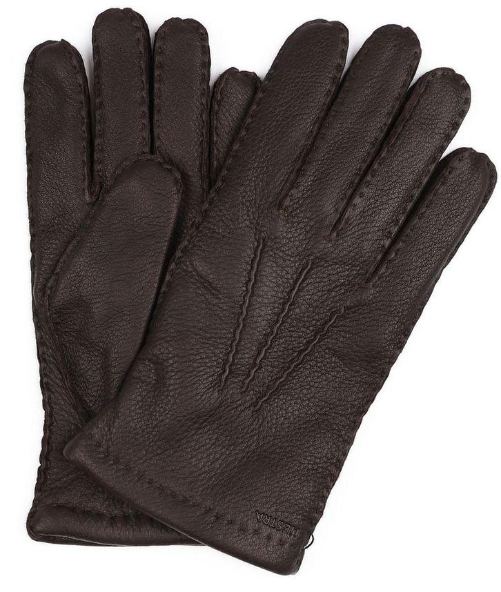 Hestra Handschoen Matthew Leer Donkerbruin maat 9 Heren, Kleding | Heren, Mutsen, Sjaals en Handschoenen, Nieuw, Verzenden