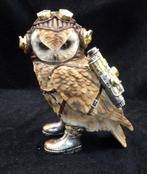 Beeldje Steampunk Uil - Beeldje, Uil Steampunk - 20 cm -