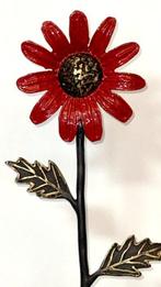 Derme Abdoulaye - sculptuur, Grande Fleur - 43 cm - Brons