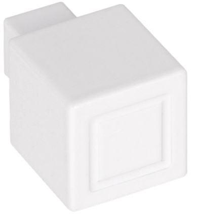 Meubelknop SQUARE JB20M mat wit 20 mm, Doe-het-zelf en Bouw, Hang- en Sluitwerk, Klink of Kruk, Nieuw, Overige materialen