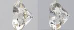 2 pcs Diamant (Naturelle) - 0.86 ct - Rond - H - IF -, Nieuw