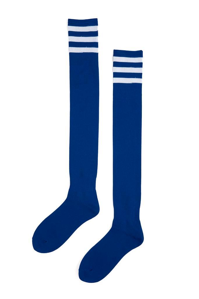 Sokken Donkerblauw Witte Strepen 36-41 Dames Heren Unisex Bl, Kleding | Dames, Carnavalskleding en Feestkleding, Nieuw, Ophalen of Verzenden