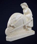 Fontinelle - Sculpture, Man met kruiwagen - 16 cm -, Antiek en Kunst