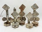 Kaarsenhouder Olie lampen (5) - IJzer, Antiek en Kunst