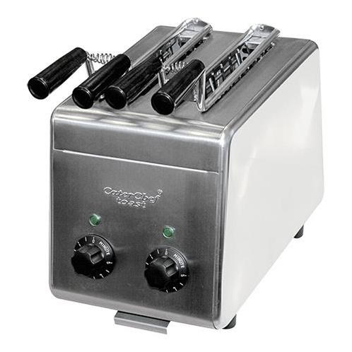 Tosti-Apparaat | RVS | 2 Sleuven + 2 Tijdklokken | 1.4kW |, Zakelijke goederen, Horeca | Keukenapparatuur, Nieuw in verpakking