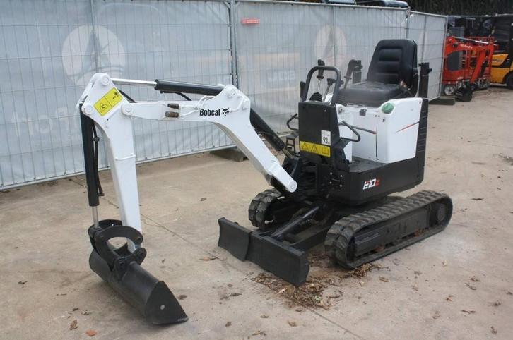 Veiling: Minigraver Bobcat E08 Diesel 7.6kW 2010, Zakelijke goederen, Machines en Bouw | Kranen en Graafmachines, Ophalen