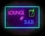 LOUNGE & BAR  neon sign - LED neon reclame bord, Zakelijke goederen, Verzenden