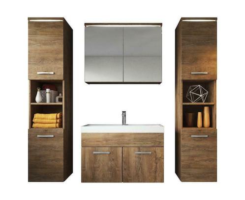 Badkamer meubel badmeubel Paso XL LED badkamerkast wastafel, Huis en Inrichting, Badkamer | Badkamermeubels, Nieuw, Verzenden
