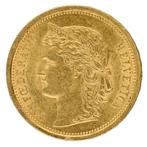 Zwitserland. 20 Francs 1886 - Libertas, Postzegels en Munten