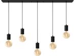 Calex Retro Plafondlamp - Pendellamp 5x E27 - Verstelbare, Huis en Inrichting, Verzenden, Zo goed als nieuw