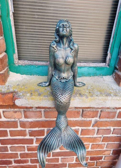 Beeldje - Zeemeermin - IJzer, Antiek en Kunst, Curiosa en Brocante