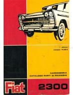 1964 FIAT 2300 ONDERDELEN CATALOGUS ITALIAANS