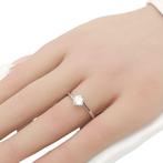 Verlovingsring - 18 karaat Witgoud - 0.52ct. tw. Diamant, Handtassen en Accessoires, Antieke sieraden
