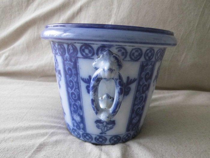 Petrus Regout - Bloempot - decor japansch - Aardewerk -, Antiek en Kunst, Antiek | Glaswerk en Kristal