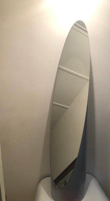 Miroir - Bois, pvc - Miroir lipstick, Antiek en Kunst, Curiosa en Brocante
