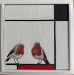 Jos Verheugen (1961) - Free after Mondrian Robins, Antiek en Kunst, Kunst | Schilderijen | Modern