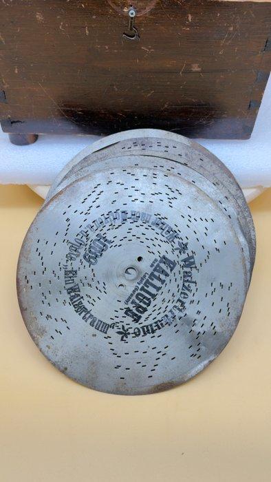 schijfmuziekdoos - Frankrijk - 1850-1900, Musique & Instruments, Instruments à vent | Flûtes à bec