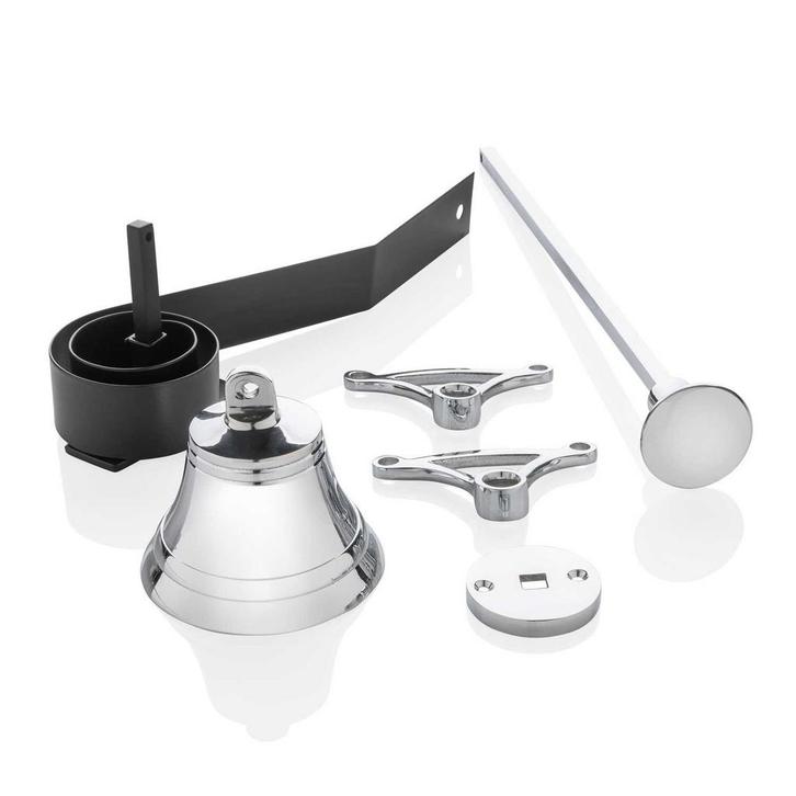 Trekbel nikkel - klassieke deurbel - De Oude Deurklink, Bricolage & Construction, Serrurerie de bâtiment & Dispositif de fermeture