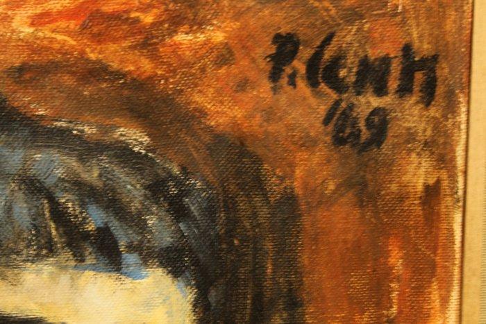 Primo Conti - figura, Antiek en Kunst, Kunst | Schilderijen | Modern