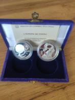 Italië. 5 Euro / 10 Euro 2003 LEuropa dei Popoli -