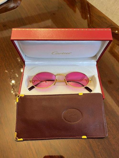 Cartier - St Honore Limited Series 18k Plated Rare -, Handtassen en Accessoires, Zonnebrillen en Brillen | Dames