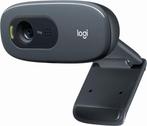 Logitech C270 - 720p HD Webcam - 3MP - Grijs, Verzenden
