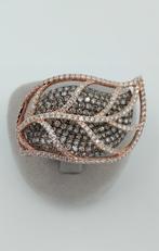 Other brand - Cocktailring - 18 karaat Roségoud, Witgoud