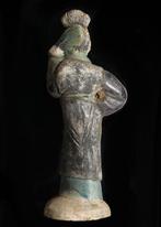 Oud-Chinees Terracotta Vrouwelijk hofdienaar beeldje, Antiek en Kunst