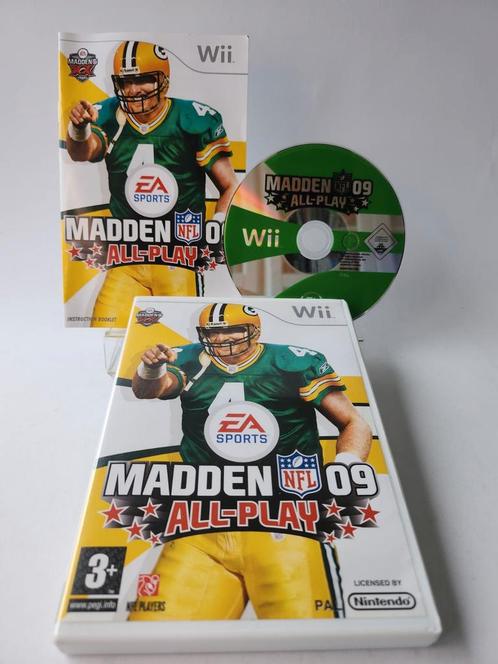 Madden NFL 09 All-Play Nintendo Wii, Games en Spelcomputers, Games | Nintendo Wii, Zo goed als nieuw, Ophalen of Verzenden