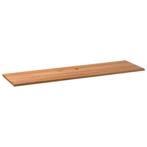 vidaXL Tafelblad rechthoekig 280x80x4 cm massief eikenhout, Verzenden, Nieuw