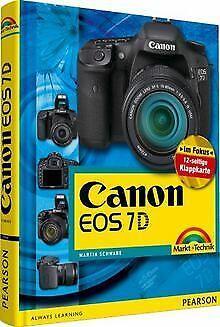 Canon EOS 7D - mit 12-seitiger Klappkarte  Schwa...  Book, Livres, Livres Autre, Envoi
