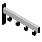 Pro-Line wandgarderobe 4 hangers, Huis en Inrichting, Nieuw, Overige materialen