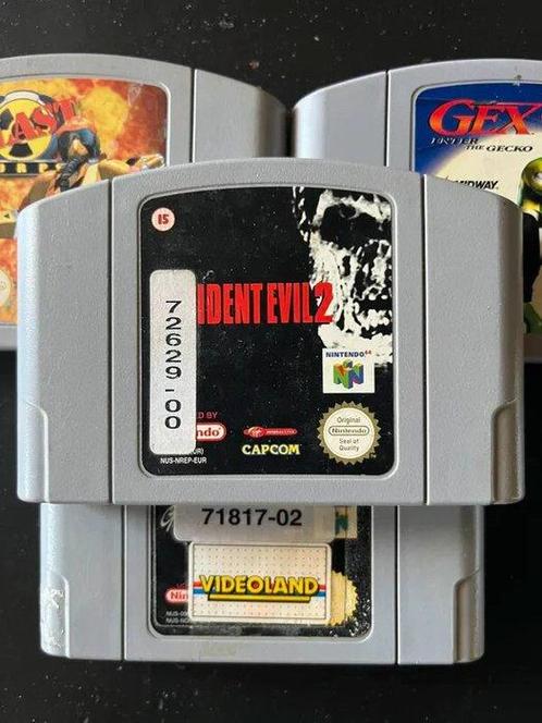 Nintendo - Nintendo 64 - Resident Evil 2/ Doom/ Blast Corps/, Games en Spelcomputers, Spelcomputers | Overige Accessoires