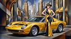 CREATIVE_HUB - Maserati Miura in New York De Lempicka style
