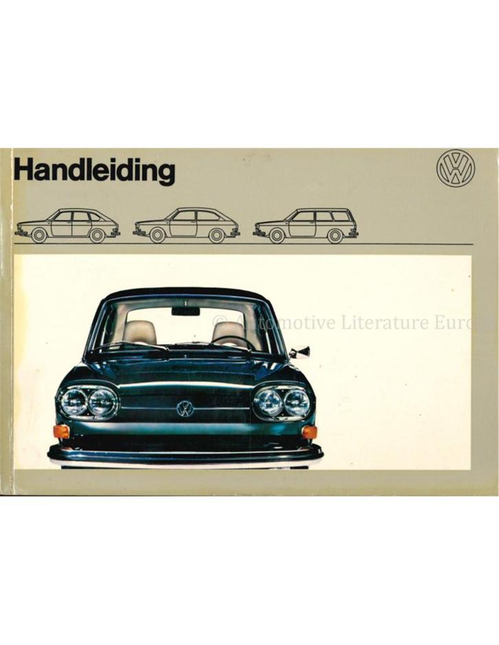 1970 VOLKSWAGEN 411 E INSTRUCTIEBOEKJE NEDERLANDS, Auto diversen, Handleidingen en Instructieboekjes