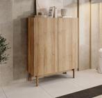 Meubella | Dressoir eiken 97x37x122 cm Scandinavisch, Verzenden, Nieuw, 25 tot 50 cm, 50 tot 100 cm